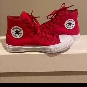 Red Hightop Converse